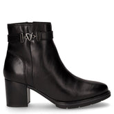 Tronchetto in pelle con zip nero - Tronchetti Donna | Boscaini Scarpe