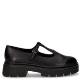 Ballerina chunky con cinturino in ecopelle nero - Ballerine | Boscaini Scarpe