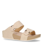 Dira ciabatta in ecopelle con zeppa beige - GRUNLAND | Boscaini Scarpe