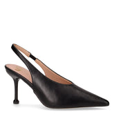 Slingback in ecopelle con tacco nero | Boscaini Scarpe