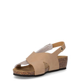 Sandalo con zeppa sabbia | Boscaini Scarpe