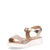 Sandalo bambina platino zebra | Boscaini Scarpe