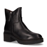 Tronchetto in pelle con zip nero - Tronchetti Donna | Boscaini Scarpe