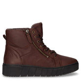 Polacchino con zip laterale in pelle ebano - CREATOR | Boscaini Scarpe