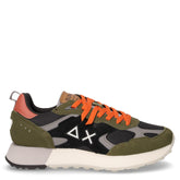 Jaki Outdoor sneaker in pelle e tessuto militare scuro - Scarpe Uomo | Boscaini Scarpe