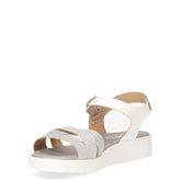 Sandalo bambina bianco argento | Boscaini Scarpe