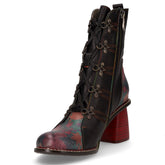 Tronchetto con zip in pelle nero | Boscaini Scarpe