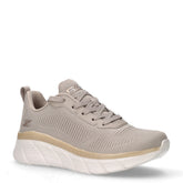 Bobs B Flex  hi sneaker in tessuto taupe gold | Boscaini Scarpe