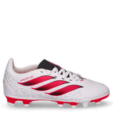 Predator Club Fg/Mg in ecopelle bambino bianco rosso - ADIDAS BAMBINO | Boscaini Scarpe