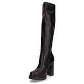 Stivale in ecopelle con tacco nero | Boscaini Scarpe