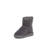 Stivaletto invernale bambina grigio suede | Boscaini Scarpe