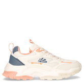 Sneaker in tessuto ed ecopellle bianco - Sneakers Donna | Boscaini Scarpe