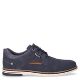 Stringata casual in ecopelle navy | Boscaini Scarpe