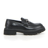 Mocassino con staffa strass nero - Mid Season Sale Donna | Boscaini Scarpe