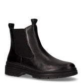 Stivaletto con zip laterale in pelle nero - TAMARIS | Boscaini Scarpe