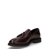 Mocassino con nappine in pelle marrone | Boscaini Scarpe