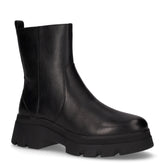 Pluette stivaletto in pelle ed ecopelle con zip nero - Stivaletti Donna | Boscaini Scarpe