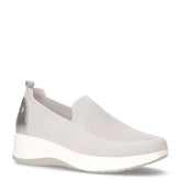 Sneaker slip on in tessuto argento | Boscaini Scarpe