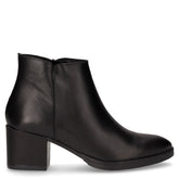 Tronchetto in pelle con zip nero - Tronchetti Donna | Boscaini Scarpe