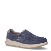Mocassino casual in pelle blu | Boscaini Scarpe