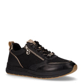 Sneaker in tessuto ed ecopelle nero - TAMARIS | Boscaini Scarpe