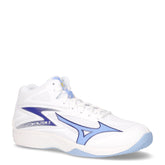 Tunder blade mid scarpa da pallavolo in ecopelle bianco blu - Scarpe Sportive Uomo | Boscaini Scarpe
