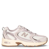 307 sneaker in ecopelle e tessuto bianco grigio | Boscaini Scarpe