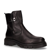 Stivaletto in pelle con ZIP nero | Boscaini Scarpe