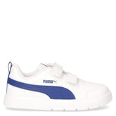 Courtflex v3 sneaker in ecopelle bambino bianco blu - Sneakers Bambino | Boscaini Scarpe