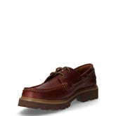 Cleyhill Boat stringata in pelle marrone | Boscaini Scarpe