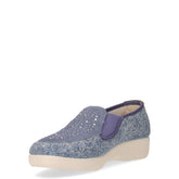 Sneaker slip on con zeppa jeans | Boscaini Scarpe