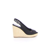 Iconic Elena sandalo con zeppa nero | Boscaini Scarpe