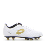 Stadio 705 FG scarpa da calcio in ecopelle bianco platino | Boscaini Scarpe