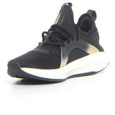 Softride Enzo 5 Metallic sneaker in tessuto nero | Boscaini Scarpe