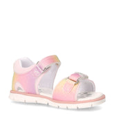 Fogil sandalo in ecopelle bambina rosa multicolor | Boscaini Scarpe