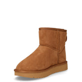 Stivaletto caldo in pelle cammello | Boscaini Scarpe