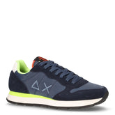 Tom Fluo sneaker in tessuto e pelle navy blu - SUN68 | Boscaini Scarpe