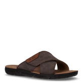 Ciabatta in ecopelle con strappo moro - Ciabatte Aperte Uomo | Boscaini Scarpe