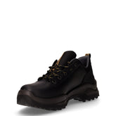 Scarpa da trekking in pelle impermeabile e tessuto nero | Boscaini Scarpe