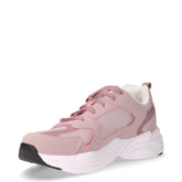 Alley sneaker in tessuto e ecopelle ragazza rosa clivia | Boscaini Scarpe