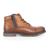 Stivaletto stringato con zip cognac - Mid Season Sale Uomo | Boscaini Scarpe