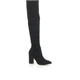Stivale sopra al ginocchio con tacco nero - Stivali Donna | Boscaini Scarpe