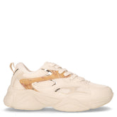 Sneaker in ecopelle e tessuto conchiglia - 1°CLASSE | Boscaini Scarpe