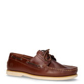 Navigator stringata in pelle marrone - Scarpe da barca | Boscaini Scarpe