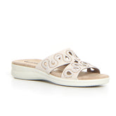 Ciabatta con strass taupe - VALLEVERDE | Boscaini Scarpe
