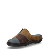 Ciabatta in pelle blu verde oliva | Boscaini Scarpe