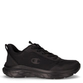Fuze sneaker in tessuto ed ecopelle ragazzo nero | Boscaini Scarpe