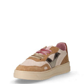 Sneaker in pelle ed ecopelle cuoio beige | Boscaini Scarpe