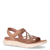 Go Walk Flex sandalo sportivo in tessuto tanno | Boscaini Scarpe