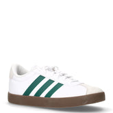 VL COURT 3.0 K-C sneakers in ecopelle e pelle con tre strisce laterali bianco verde | Boscaini Scarpe